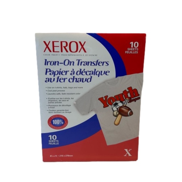 Xerox Iron-On Transfers 10 Sheets New - Picture 1 of 3